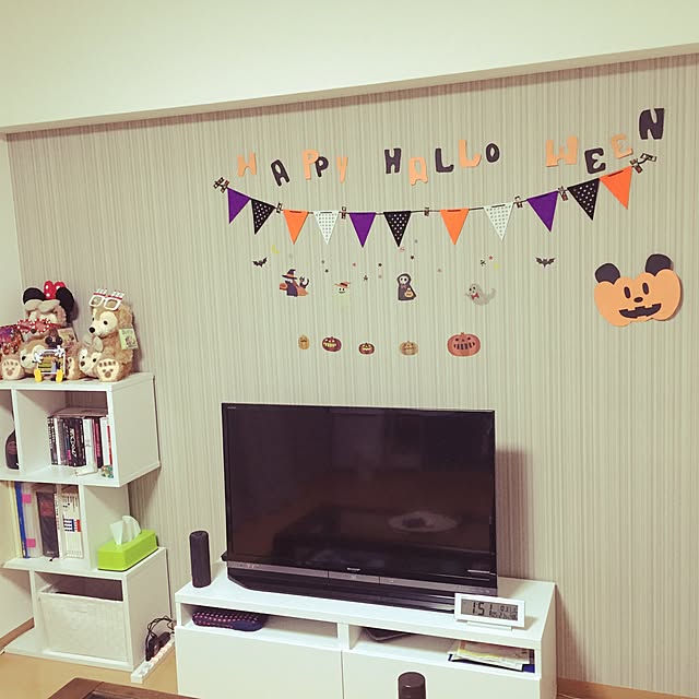 壁/天井/Halloween飾りのインテリア実例 - 2015-10-31 22:57:18