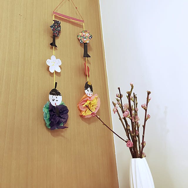 手作り/こどもと暮らすインテリア/こどものいる暮らし/こどもと暮らす。/お花のある暮らし...などのインテリア実例 - 2019-03-04 10:16:16