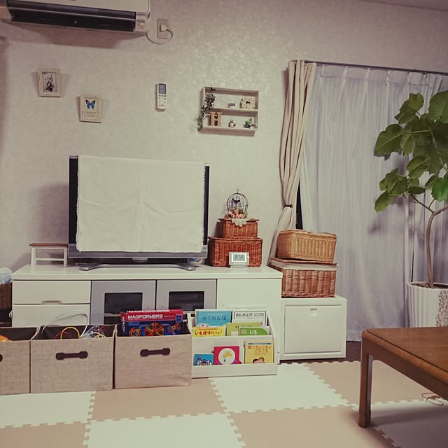 部屋全体/ニトリ/子供用/木製/手作り...などのインテリア実例 - 2016-09-01 21:03:39