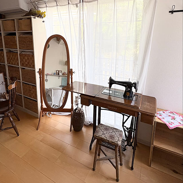 部屋全体/ハンドメイド/アトリエ/ミシン部屋/手作りのある暮らし...などのインテリア実例 - 2025-05-05 14:37:47
