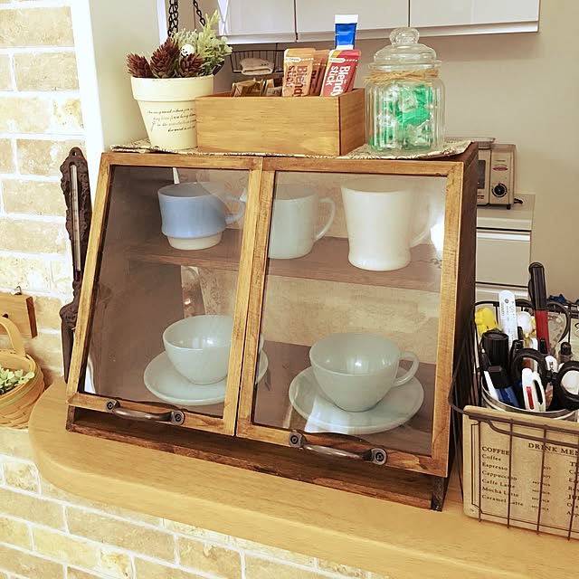 キッチン/古材風/ファイヤーキング/makomiさんのショーケースを参考に♡/ブライワックス...などのインテリア実例 - 2016-08-29 14:59:12