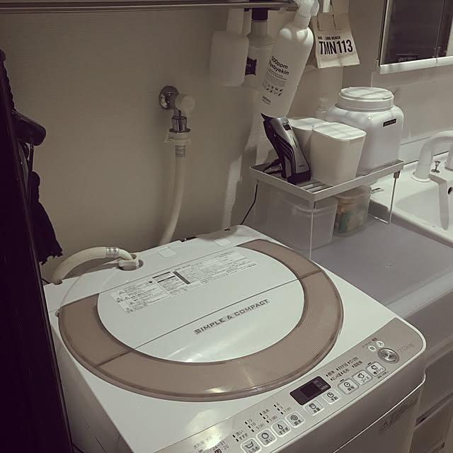 モニター応募投稿/バス/トイレ/除菌スプレー/シャープ洗濯機/100均のインテリア実例 - 2020-01-08 22:12:54