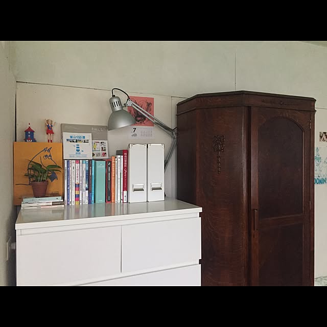 机/Moomin/観葉植物/IKEAのインテリア実例 - 2017-04-22 16:39:55