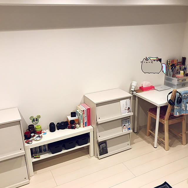 棚/IKEA/モノトーン/キャンドゥのインテリア実例 - 2017-08-09 18:52:29