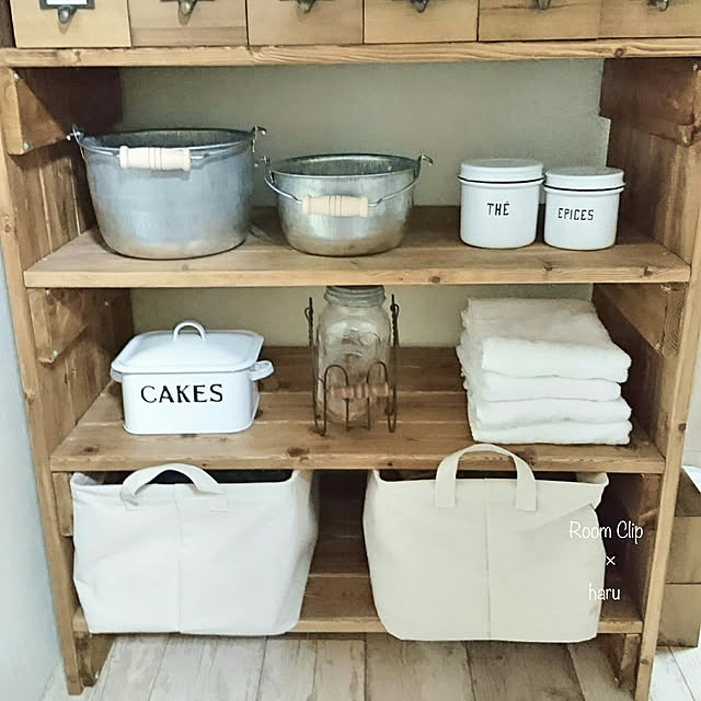 ホーロー缶 3点セット KITCHEN か細く RICE BREAD