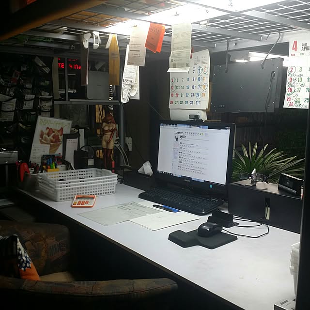 机のインテリア実例 - 2017-04-17 22:01:00