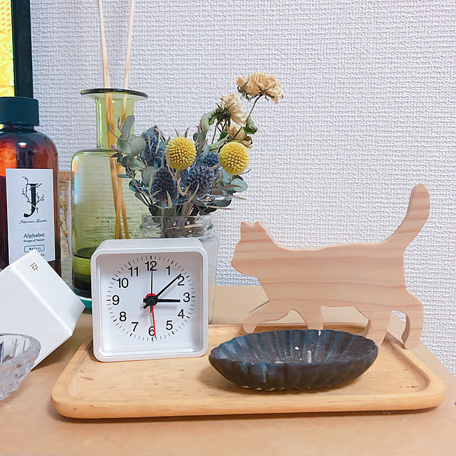 時計/RoomClipアンケート/雑貨/ドライフラワー/無印良品...などのインテリア実例 - 2020-09-07 23:46:27
