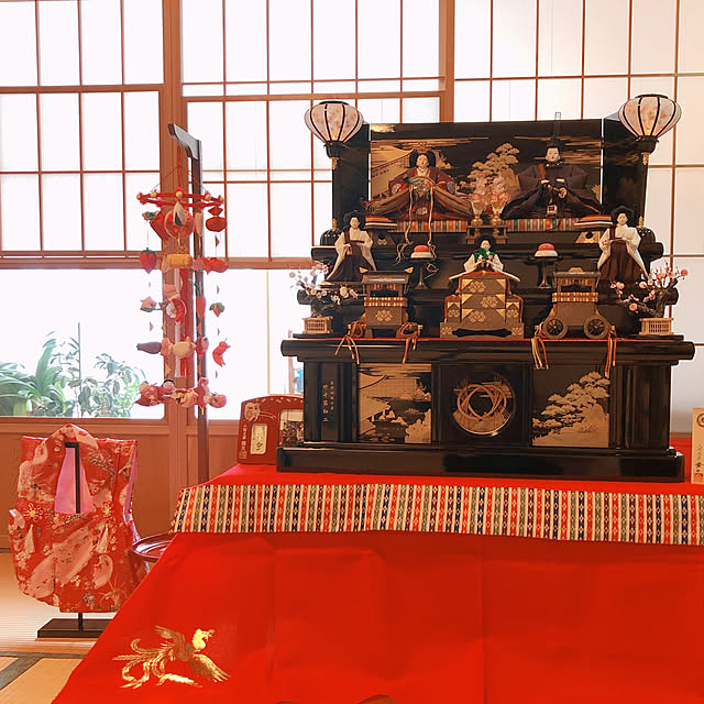 お雛様/雛祭り/ひな祭り/子供と暮らす/おうち時間...などのインテリア実例 - 2021-02-12 21:44:12