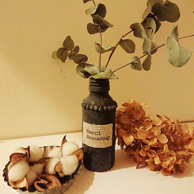 部屋全体/ドライフラワー/ユーカリ/プチハンドメイド/自家製紫陽花...などのインテリア実例 - 2020-04-25 19:11:24