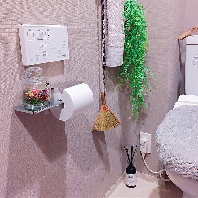 バス/トイレ/unicoタオル/グリーン/台湾雑貨/ニトリトイレカバー&マット...などのインテリア実例 - 2018-09-01 01:57:16