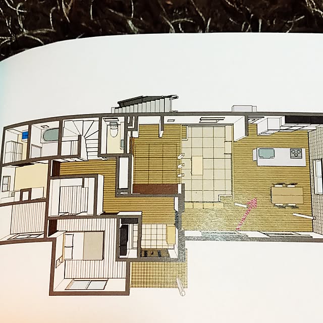 部屋全体/書斎コーナー/二世帯住宅/リクシルのお風呂/リクシルの洗面台...などのインテリア実例 - 2017-04-01 00:27:41