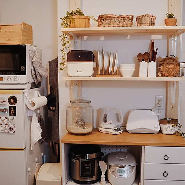 キッチン/100均/カフェ風/北欧/観葉植物...などのインテリア実例 - 2020-08-19 20:50:33