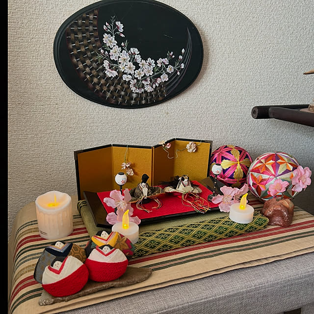 棚/ハンドメイド/フェイクフラワー/リビング/ひな祭り...などのインテリア実例 - 2026-02-14 10:21:02