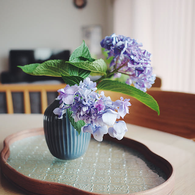 机/紫陽花/お花のある暮らし/リノベーション/暮らしを楽しむ...などのインテリア実例 - 2024-07-04 21:07:21