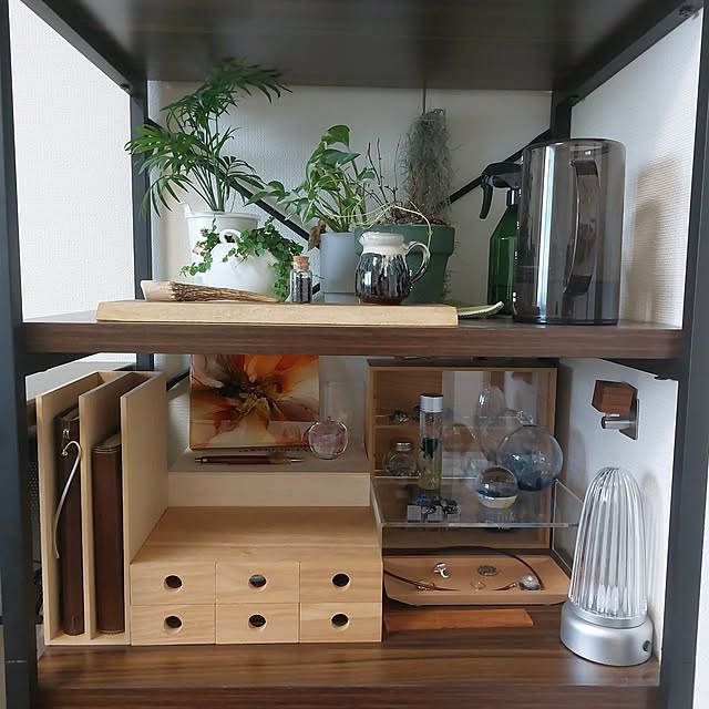 棚/無印良品/観葉植物/ナチュラル/雑貨のインテリア実例 - 2024-09-01 13:12:47