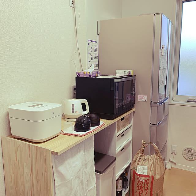 いいね！ありがとうございます♪/木と白が好き♡/象印STAN./Nインボックス/ニトリのカラボ...などのインテリア実例 - 2022-05-22 18:10:37