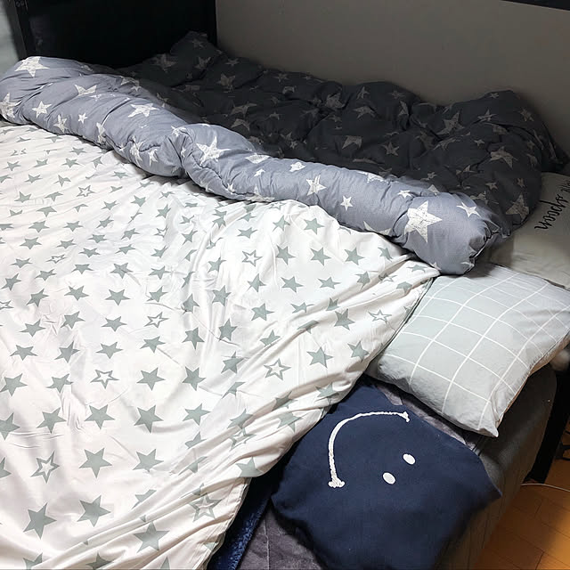 ニトリ/100均/ダイソー/IKEA/ベッド周りのインテリア実例 - 2020-03-11 07:50:28