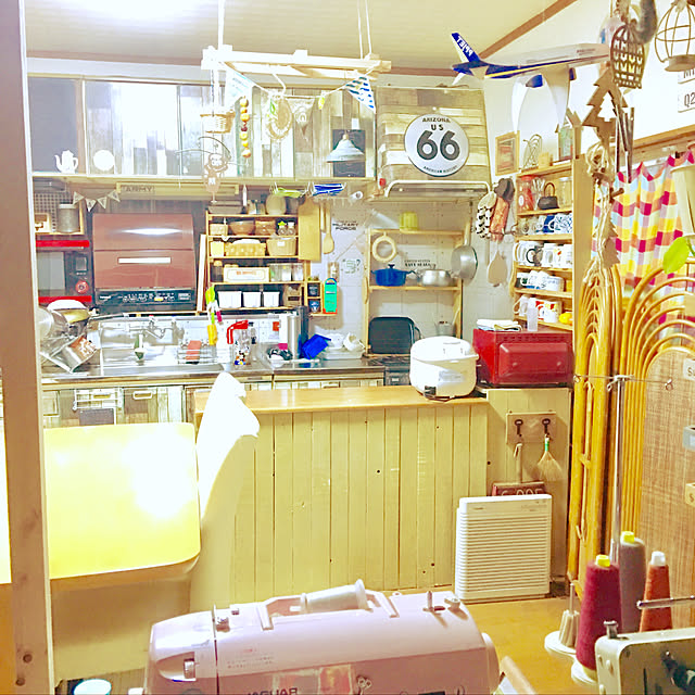 キッチン/自己満クラブ会員NO.3/夜更かし部/DIY/インスタ→yuko.1029...などのインテリア実例 - 2018-07-28 20:34:56