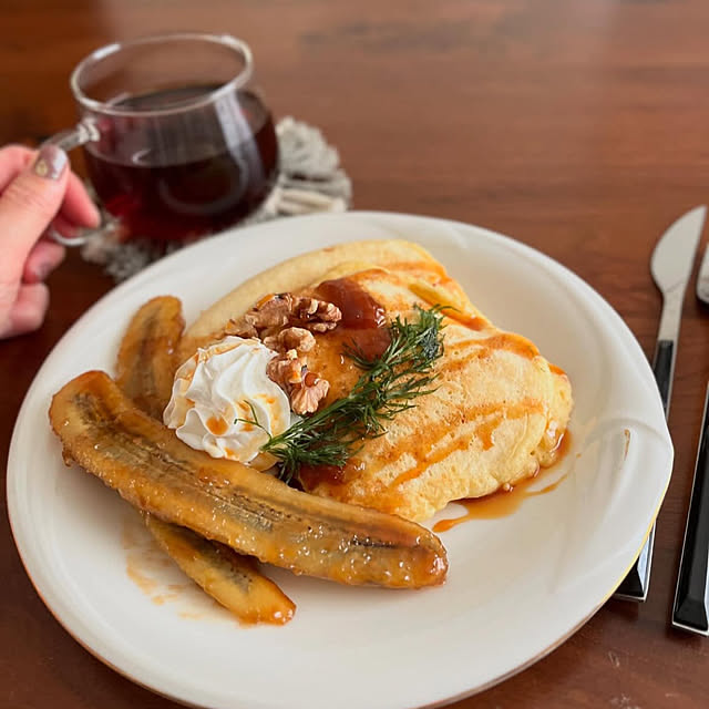 机/朝ごはんで癒されたい/朝のコーヒータイム/朝ごぱん/朝ご飯...などのインテリア実例 - 2025-02-21 21:21:35