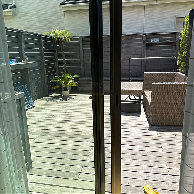 部屋全体/癒しスペース/心地よい暮らし/ウッドデッキのある暮らし/ソテツ...などのインテリア実例 - 2025-05-08 11:48:36