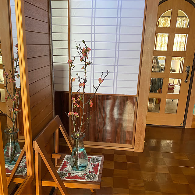 昭和の家/ボケの花/ぼけの花/植物/お花...などのインテリア実例 - 2021-01-01 13:02:54