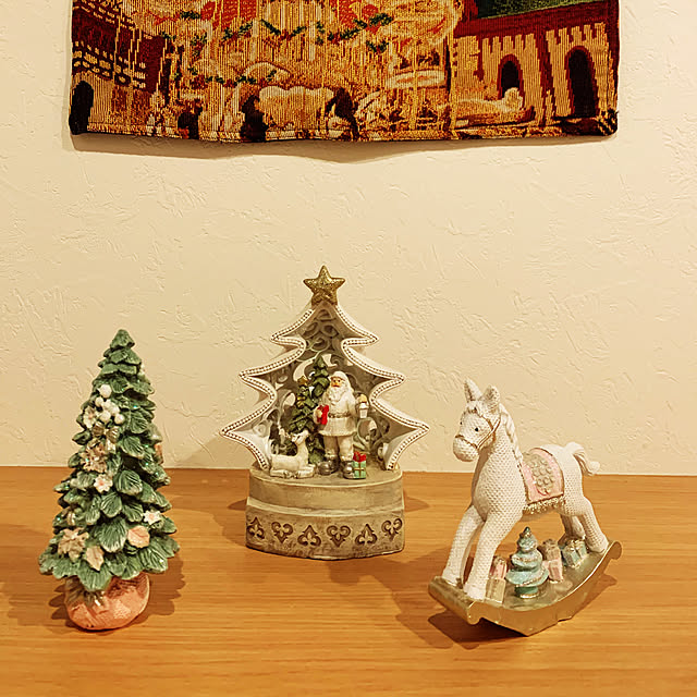 陶器の置物/クリスマス/玄関/入り口のインテリア実例 - 2022-12-24 17:19:37