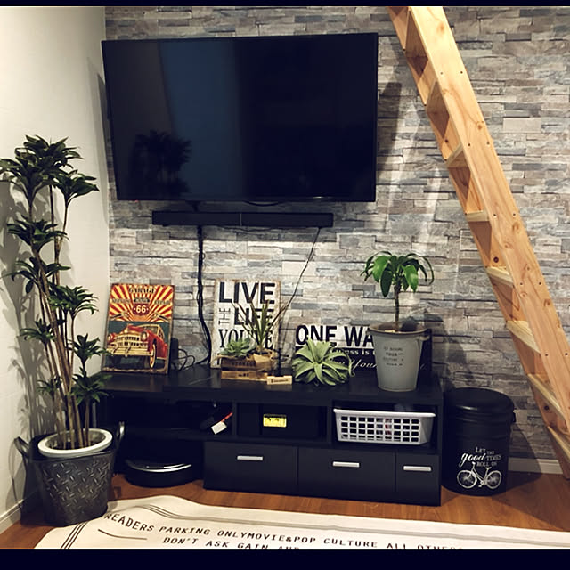 カフェ風/男前/観葉植物/リビングのインテリア実例 - 2021-07-09 20:59:46