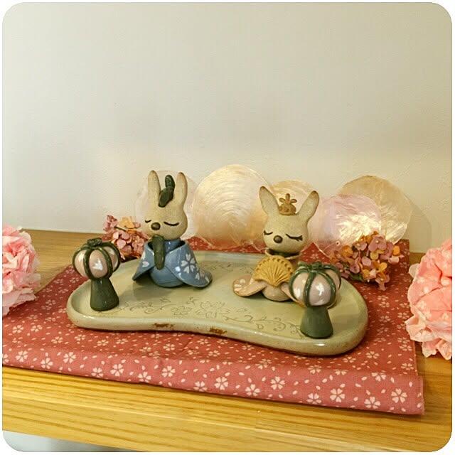 棚/陶芸作品/ひな祭りのインテリア実例 - 2017-02-23 09:16:26