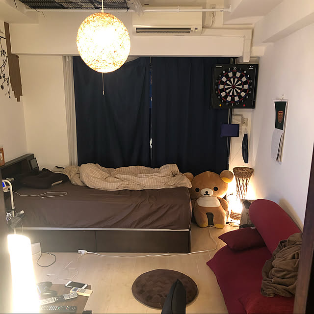一人暮らし/セリア/DIY/100均/部屋全体のインテリア実例 - 2022-02-09 18:35:10