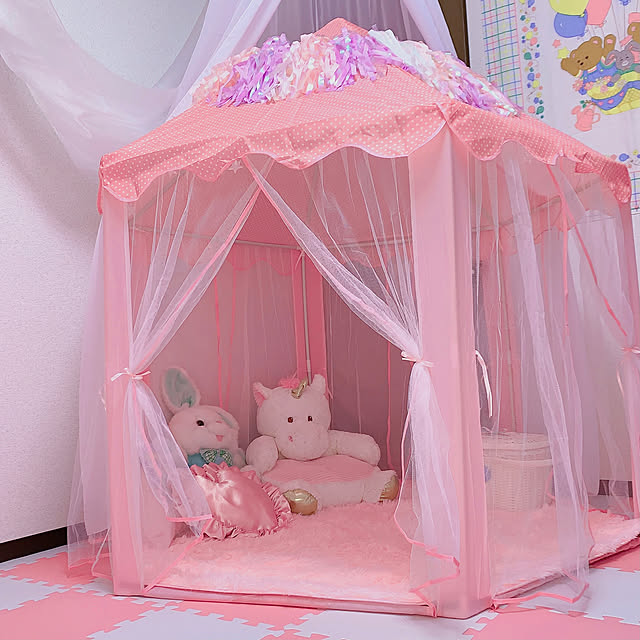 ゆめかわいい/ファンシーなお部屋/部屋全体のインテリア実例 - 2021-01-30 16:12:24