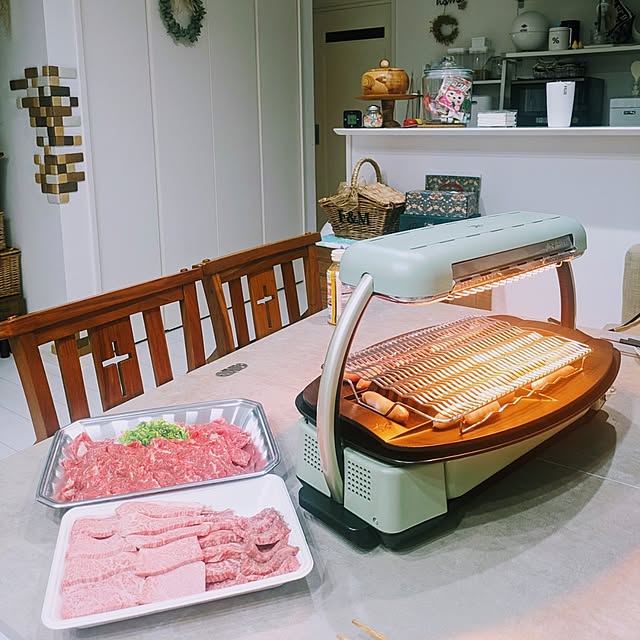 机/焼肉/おウチ焼肉/アラジングラファイトグリラー/Aladdin...などのインテリア実例 - 2024-05-14 12:17:31