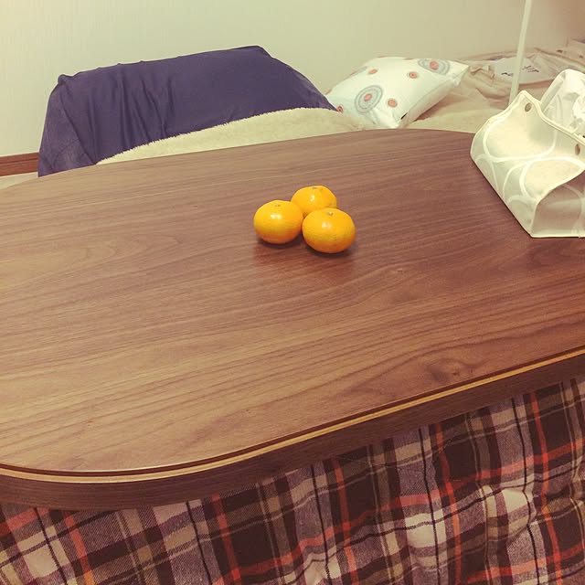 机/みかん/一人暮らし/極狭1K/オシャレな部屋に住みたいのに...などのインテリア実例 - 2016-12-21 02:22:02