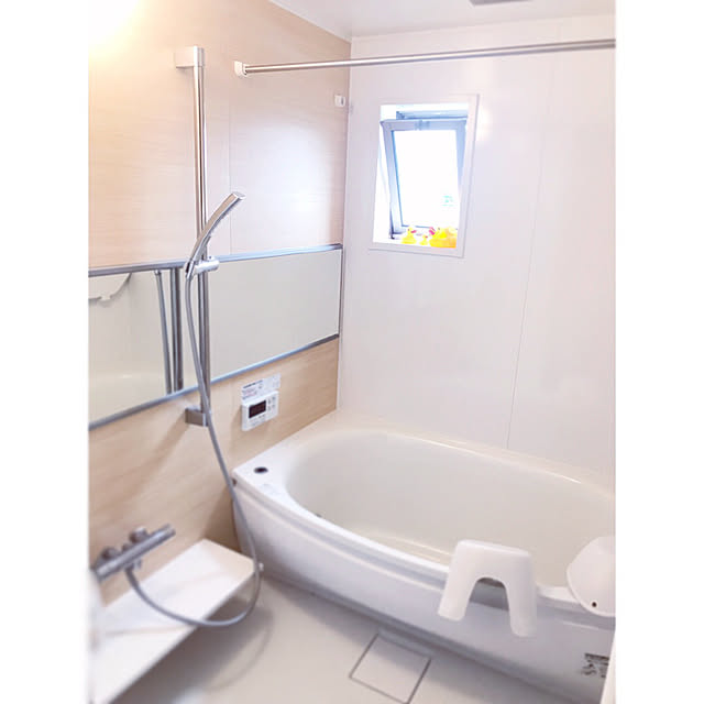 ナチュラル/モノトーン/バス/トイレのインテリア実例 - 2019-04-16 00:49:06
