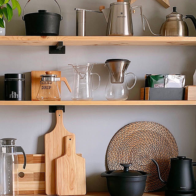 IKEA/DIY/カフェ風/モノトーン/キッチンのインテリア実例 - 2021-06-08 17:51:38