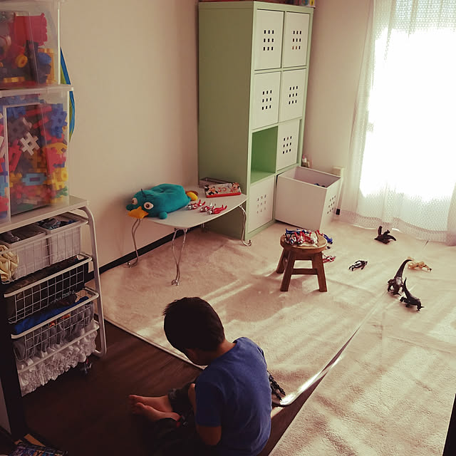 部屋全体/IKEA/古い家/賃貸マンション/おもちゃ収納のインテリア実例 - 2017-11-26 10:19:05