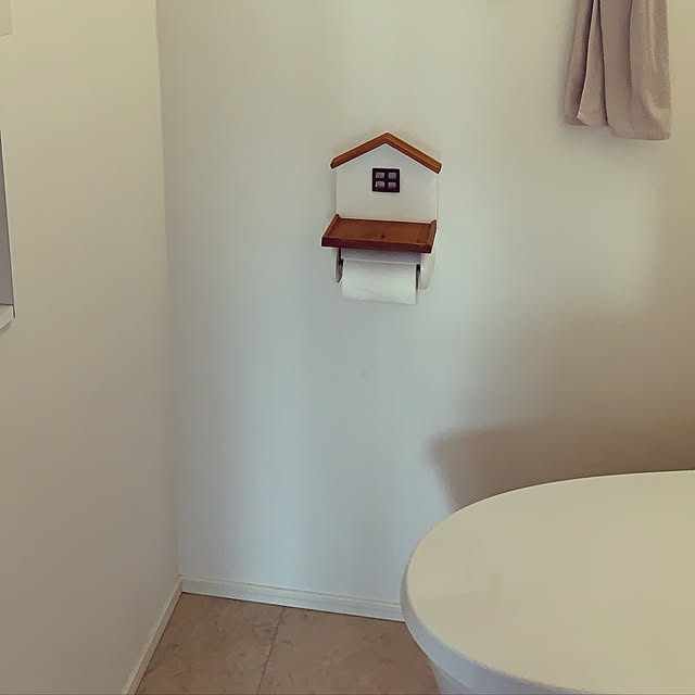 サリュー/トイレットペーパーホルダー/トイレ/壁/天井/おうちモチーフ...などのインテリア実例 - 2021-10-15 20:24:05