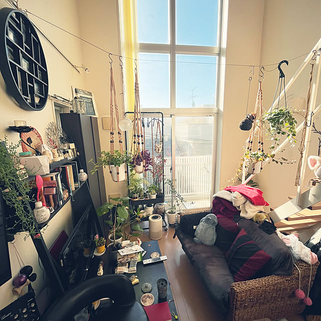 リビング/狭小リビングダイニング/狭小リビング/生活感丸出し/生活感...などのインテリア実例 - 2026-01-29 09:29:45