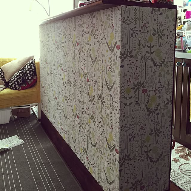 キッチン/DIY/壁紙貼り❤︎のインテリア実例 - 2015-09-23 10:13:09
