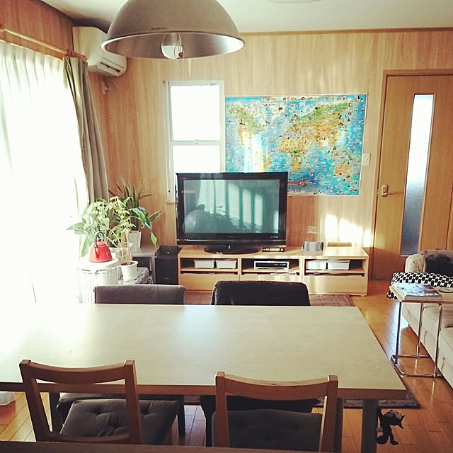 部屋全体/無印良品/IKEA/シンプルライフ/コロナストーブ...などのインテリア実例 - 2017-02-21 08:28:53