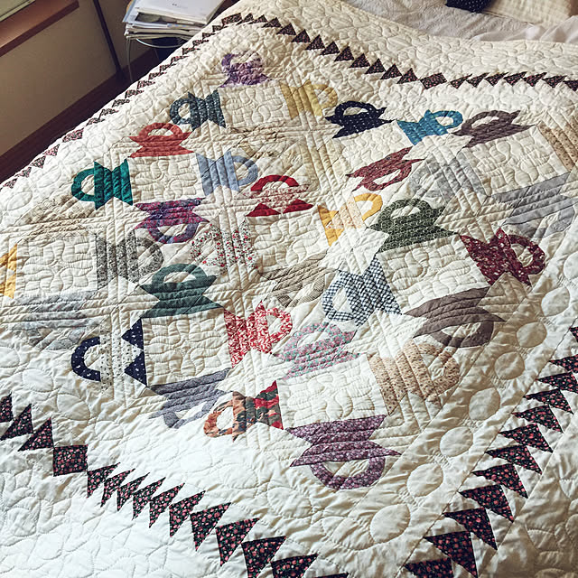 ハンドメイド パッチワークキルトのおしゃれなアレンジ・飾り方 ハンドメイド パッチワークキルトのおしゃれなアレンジ・飾り方