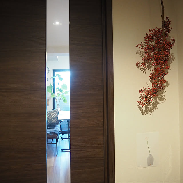 観葉植物/ドライフラワー/玄関/入り口のインテリア実例 - 2021-02-21 21:25:47