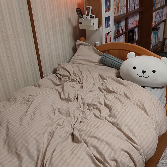 ベッド周り/オタク部屋/ニトリ/SwitchBotのインテリア実例 - 2023-07-24 01:30:49