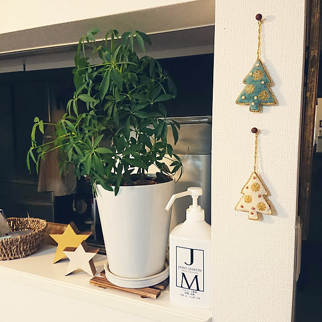 キッチン/クリスマス/クリスマスツリー/イベント参加中/植物のある暮らし...などのインテリア実例 - 2018-12-02 17:07:41