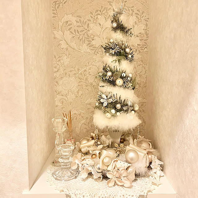 バス/トイレ/ウィリアムモリスの壁紙/キャンドルスタンド/ディスプレイ/クリスマス...などのインテリア実例 - 2024-12-25 23:16:24