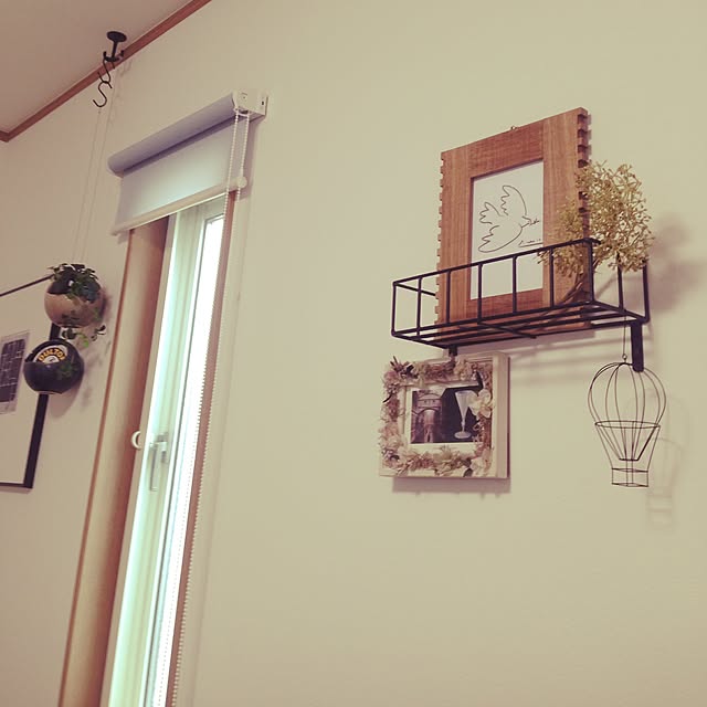 壁/天井/ワイヤーアート/FIRE ESCAPE/ハンギング/いなざうるす屋さん...などのインテリア実例 - 2016-12-04 12:12:54