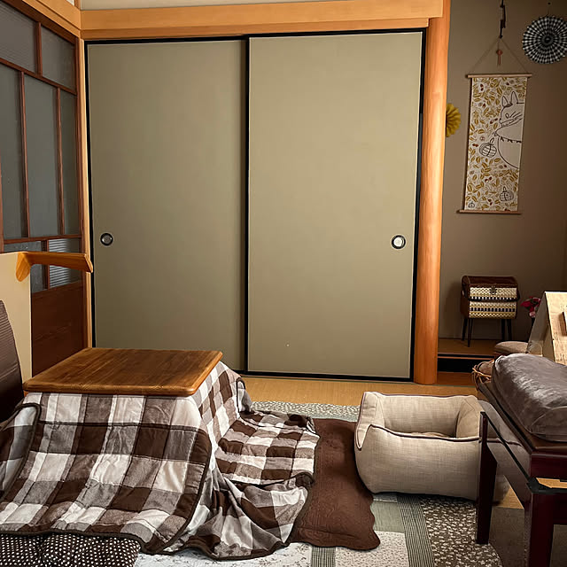 部屋全体/昭和のこたつ/ちびこた❤︎/こたつ/模様替えしました...などのインテリア実例 - 2023-12-03 12:01:27