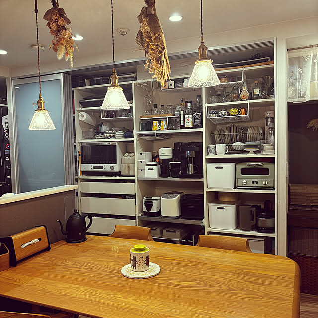 キッチン/壁付けテレビ/お酒コーナー/デロンギマグニフィカイーヴォ/デロンギ...などのインテリア実例 - 2026-03-23 00:10:03