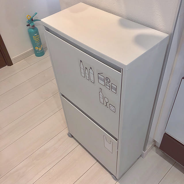 無印良品 【ネット限定】重ねて増やせるダストボックス・2段 無印良品 【ネット限定】重ねて増やせるダストボックス・2段