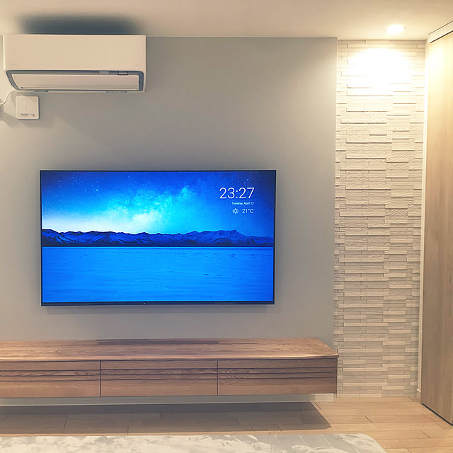 テレビボード かべかけTVのおすすめ商品とおしゃれな実例
