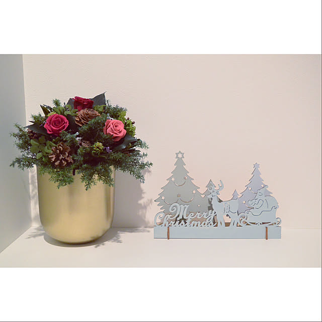 玄関/入り口/Bloomingville/ブルーミングヴィル/ハンドメイド/クリスマスディスプレイ...などのインテリア実例 - 2017-12-04 18:00:04